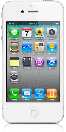 Смартфон APPLE iPhone 4 8GB White - Азов