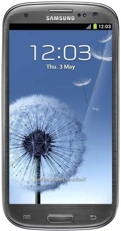 Смартфон Samsung Galaxy S3 GT-I9300 16Gb Titanium grey - Азов